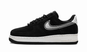 Air Force 1 Low '07 LV8 "Black Sail Embroidered Swoosh" Outfit Friendly Dry Wear