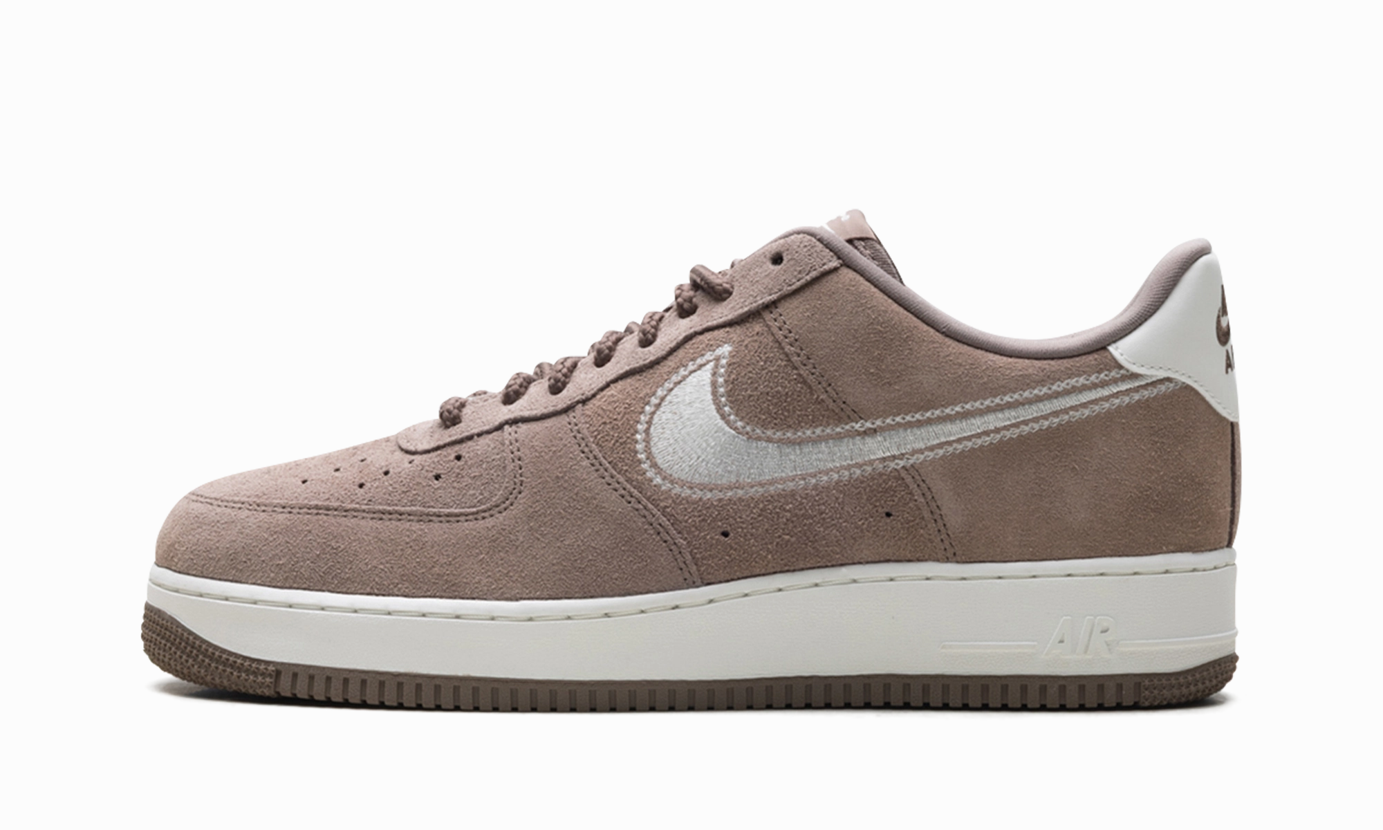 Effortless Style Air Force 1 Low '07 LV8 "Mink Brown Embroidered Swoosh"