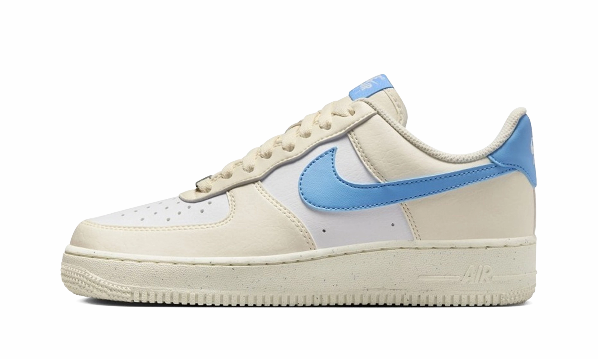 Slip On Silhouette Air Force 1 Low '07 Next Nature WMNS "Pale Ivory University Blue"