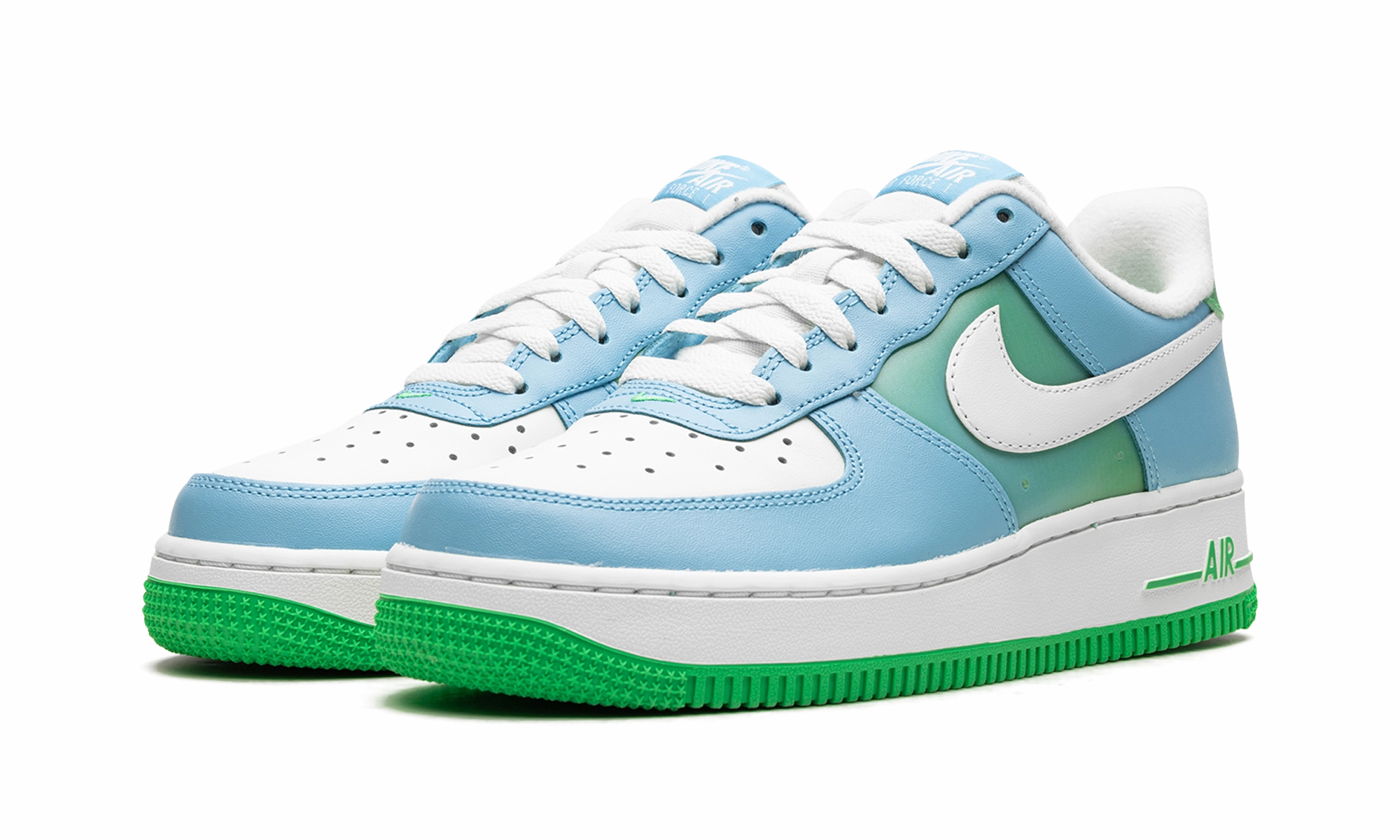 Mark Hike Cool Look Air Force 1 Low '07 "Aquarius Blue Vapor Green"