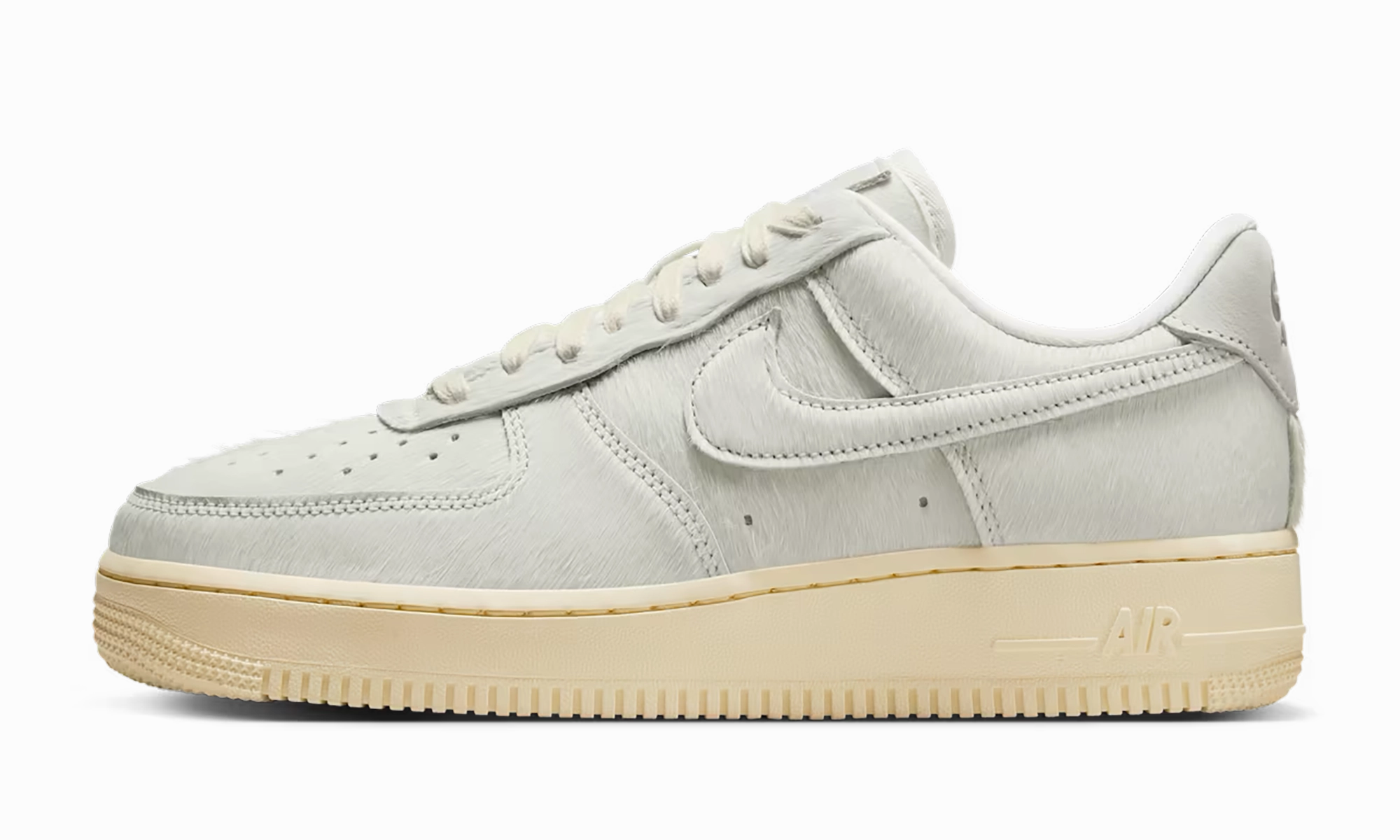 Air Force 1 Low '07 WMNS "Sail Pony Hair" clean design Canvas Soft