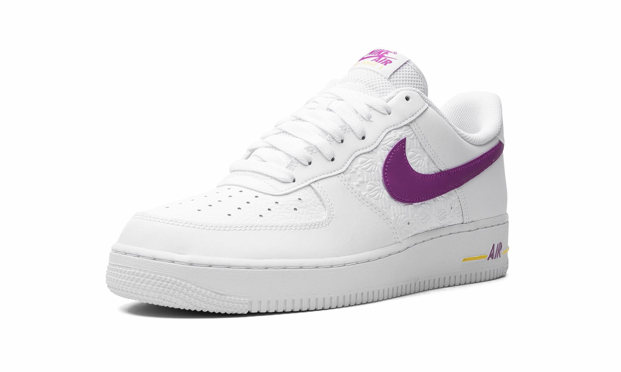 Air Force 1 Low EMB "Bold Berry Lakers" Stylish Appeal