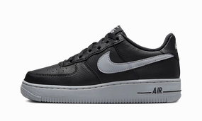 Air Force 1 Low GS "Black Wolf Grey" Low Rise Zip Design