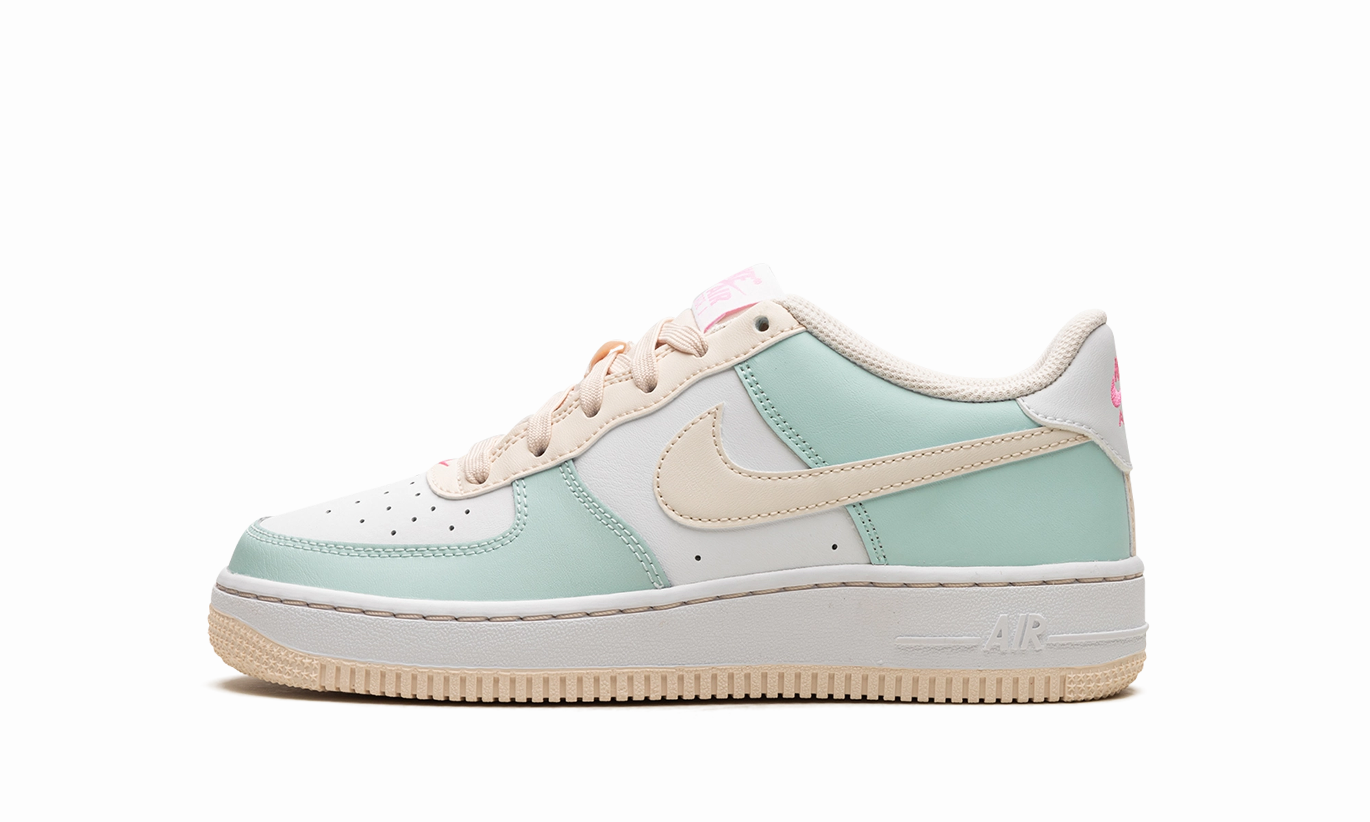 Adaptive Fit Eco Friendly Air Force 1 Low GS "Emerald Rise / Guava Ice"