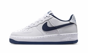 Air Force 1 Low GS "Football Grey / Midnight Navy" Square Toe Design All Gender Fit