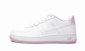 Lace Free Air Force 1 Low GS "White / Iced Lilac"