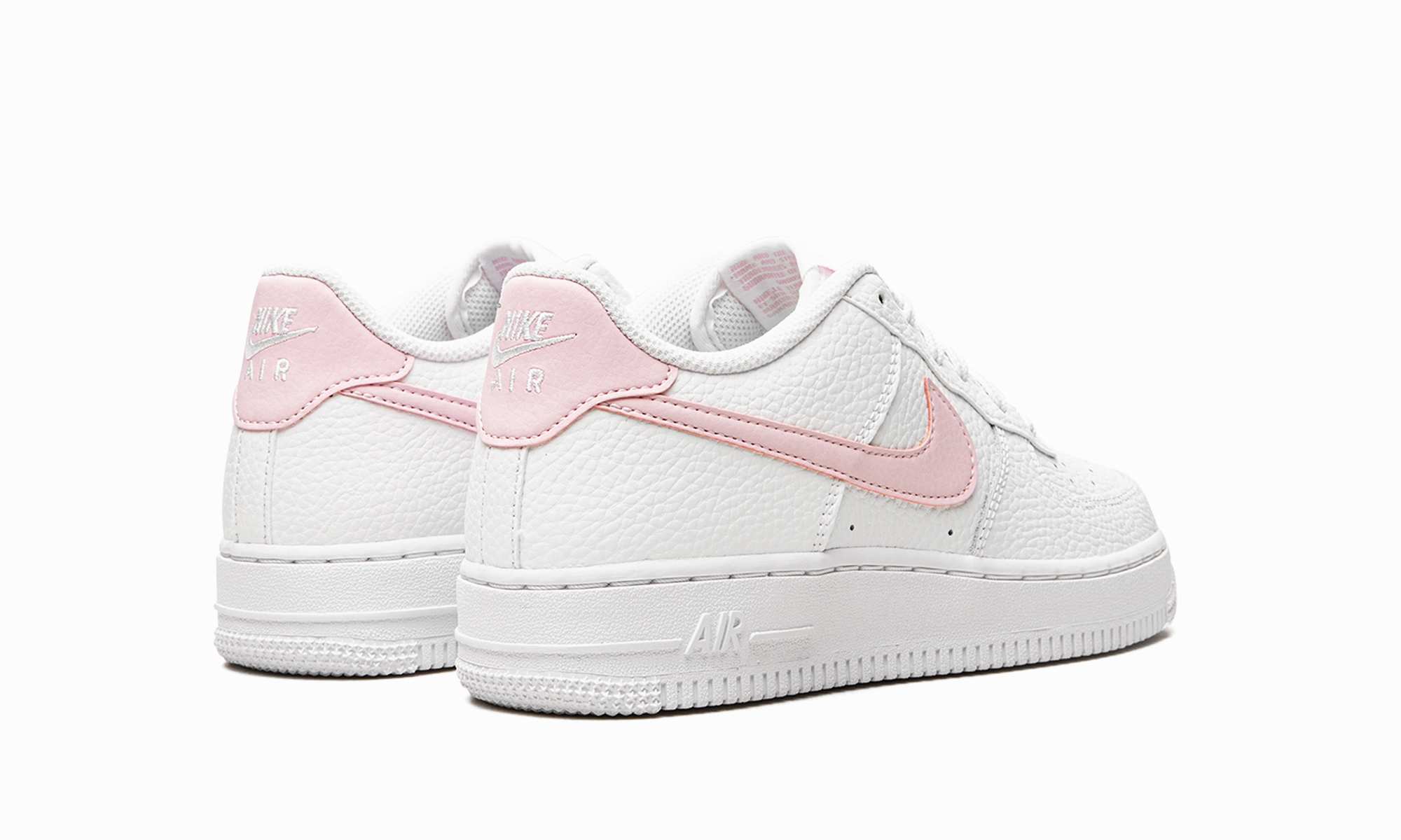 Air Force 1 Low GS "White / Pink Foam" Relax Mode Compression Molded EVA