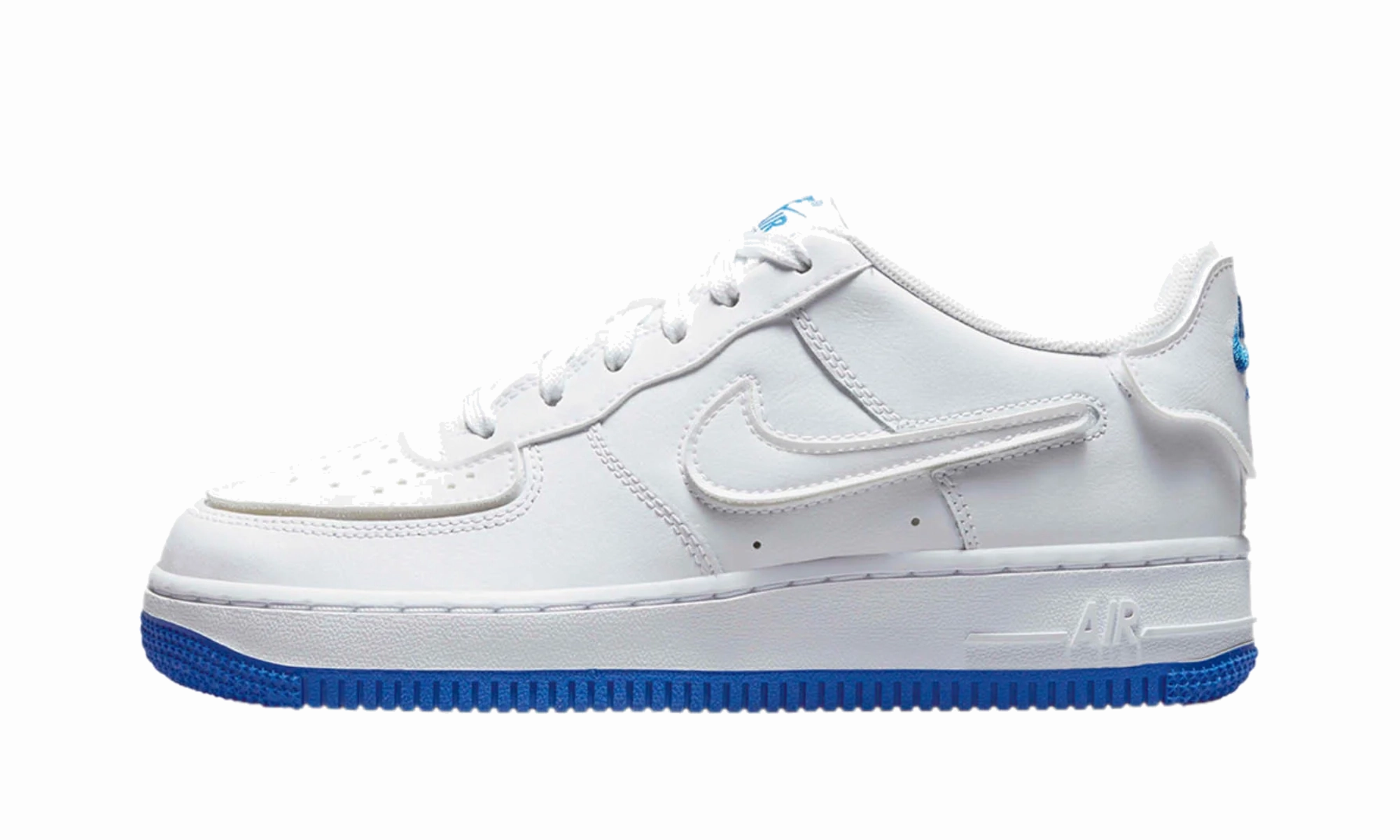 Air Force 1 Low GS "White / Royal Blue" Slim Look Bounce Hike