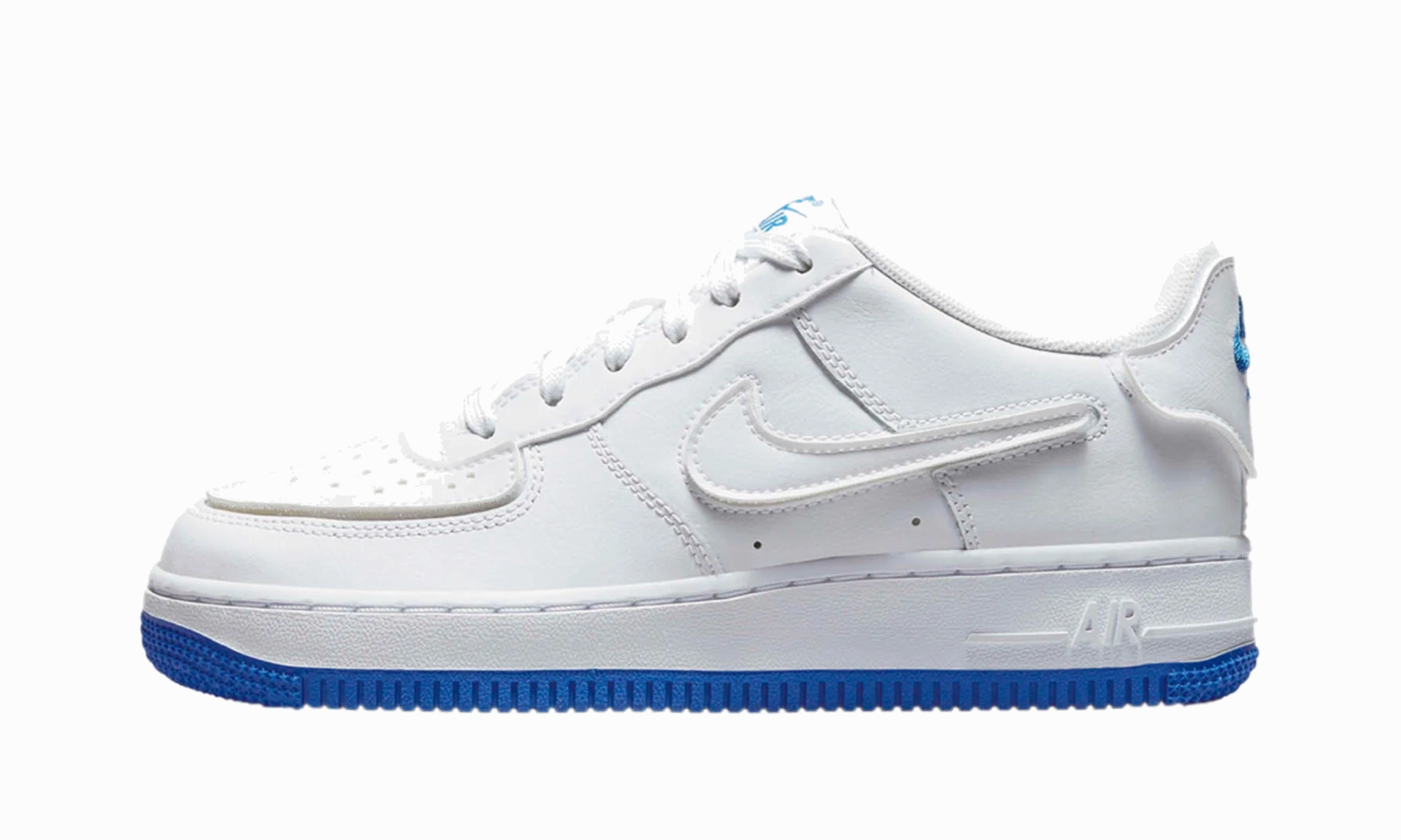 Lightweight Mesh Easy Comfort Air Force 1 Low GS "White / Royal Blue"