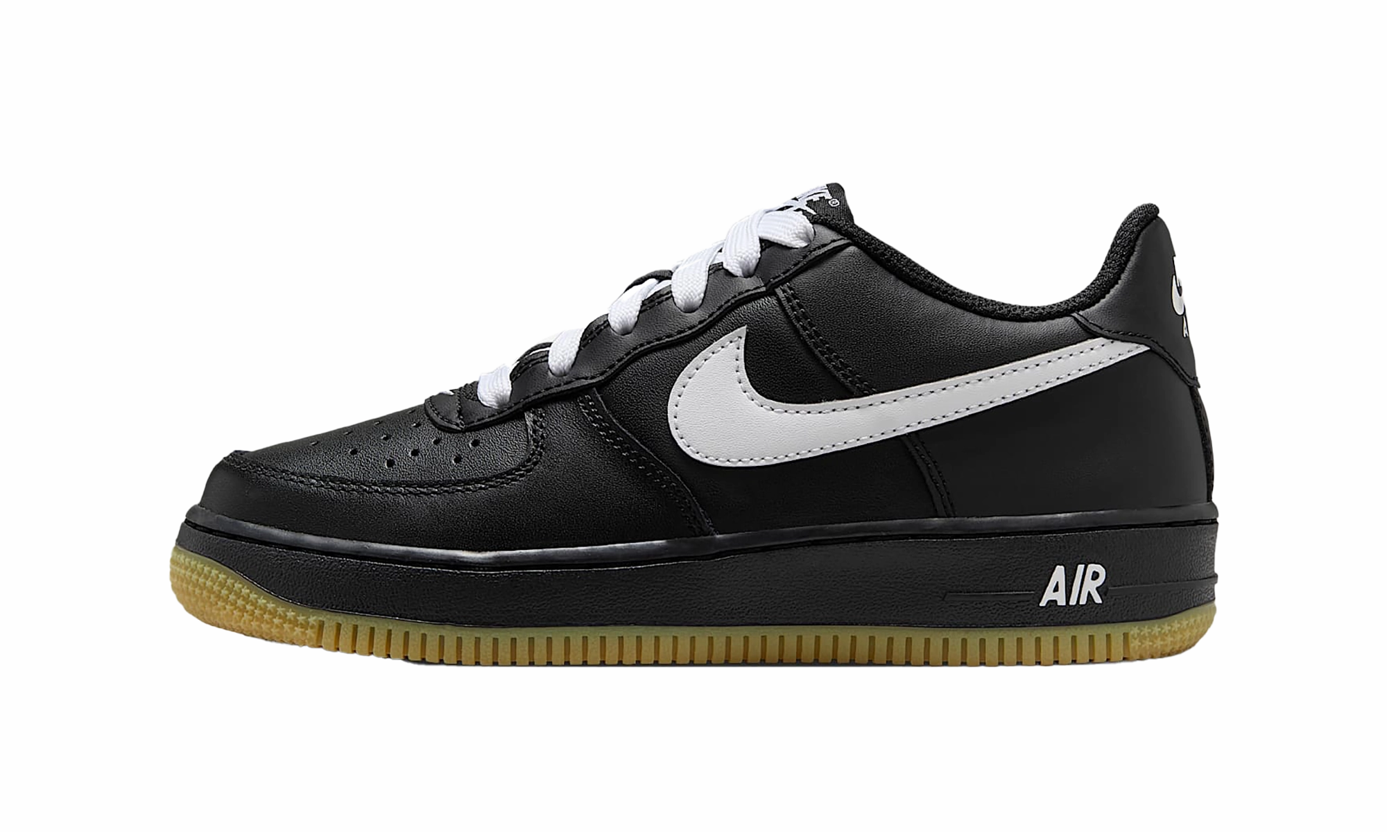 Inner Softness Step Stability Air Force 1 Low LV8 GS "Black / Gum"