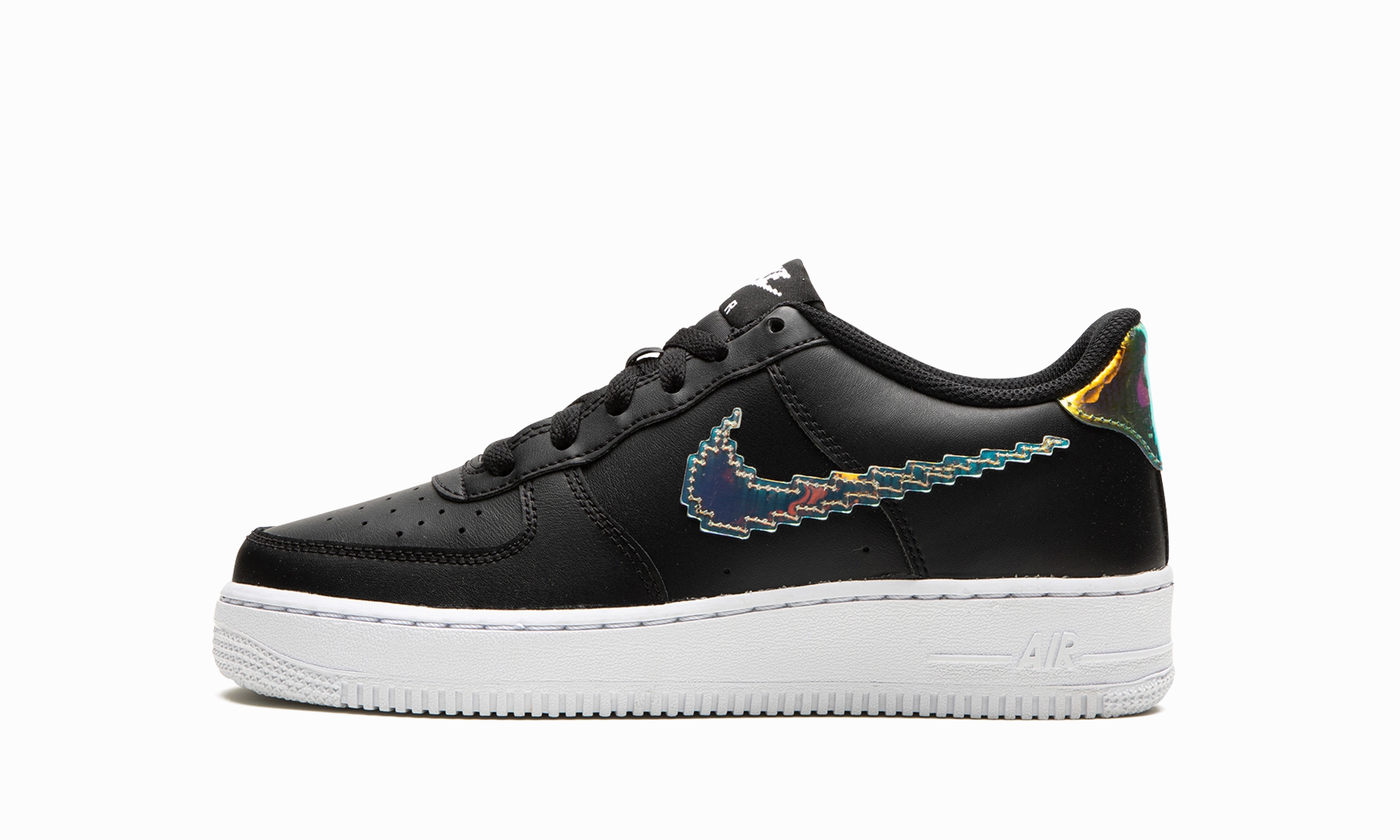 Bright Hike Air Force 1 Low LV8 GS "Digital Swoosh - Black"