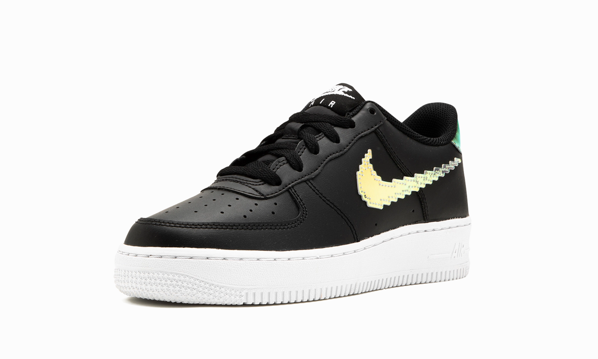Resort Ready Washable Air Force 1 Low LV8 GS "Digital Swoosh - Black"