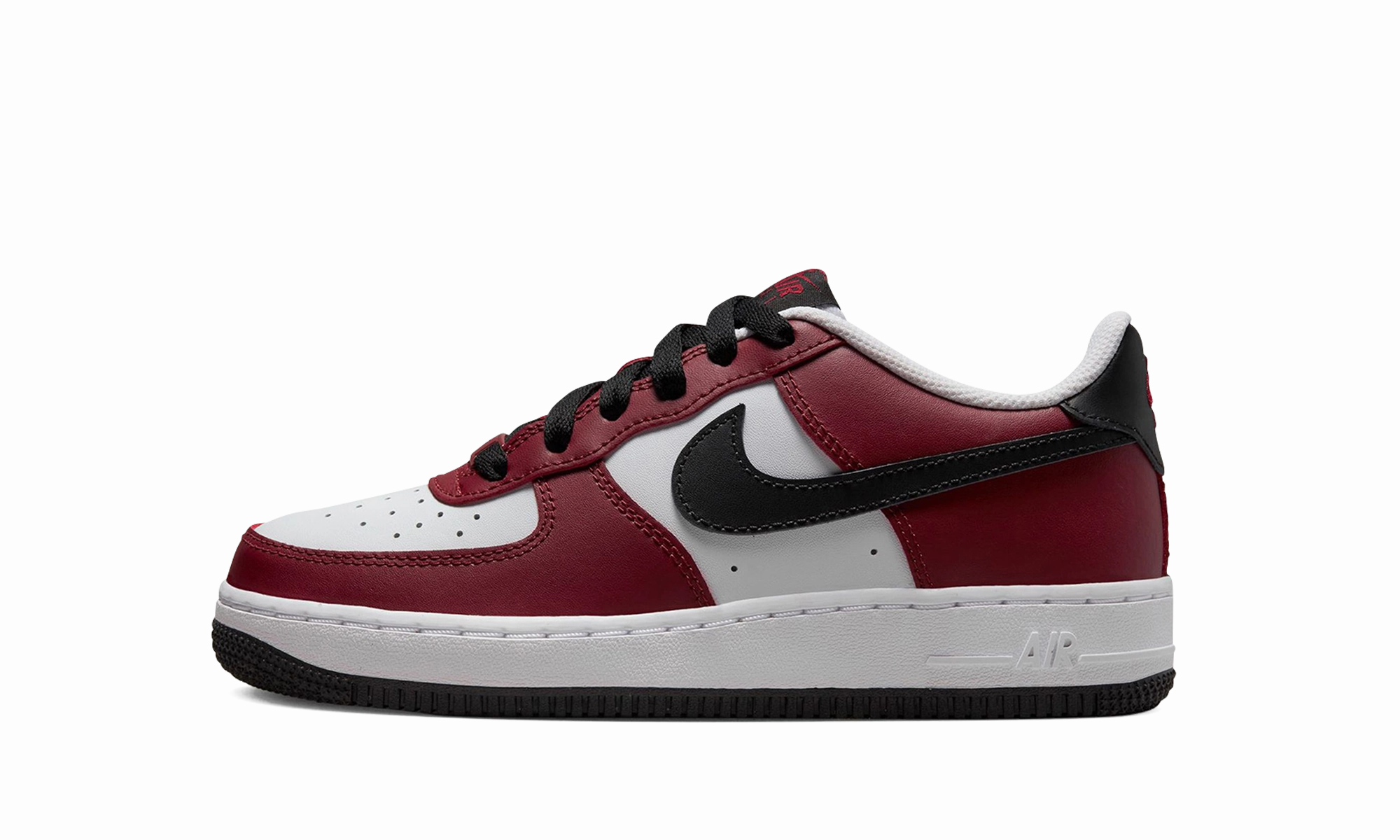 Air Force 1 Low LV8 "Team Red" Kick Back Abrasion Resistant Edging