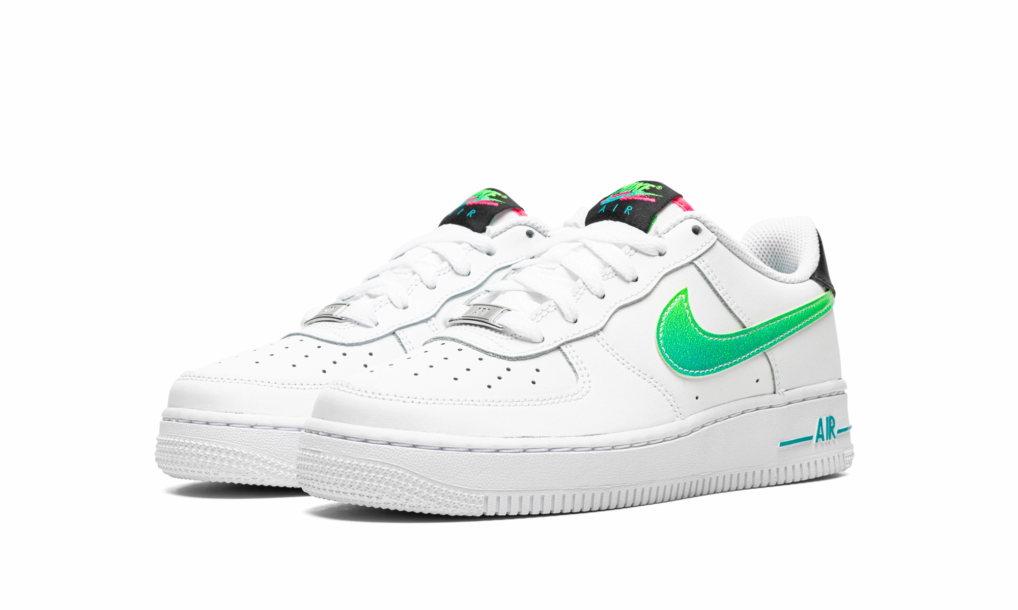 Adjustable Straps Air Force 1 Low LV8 "White Aquamarine"