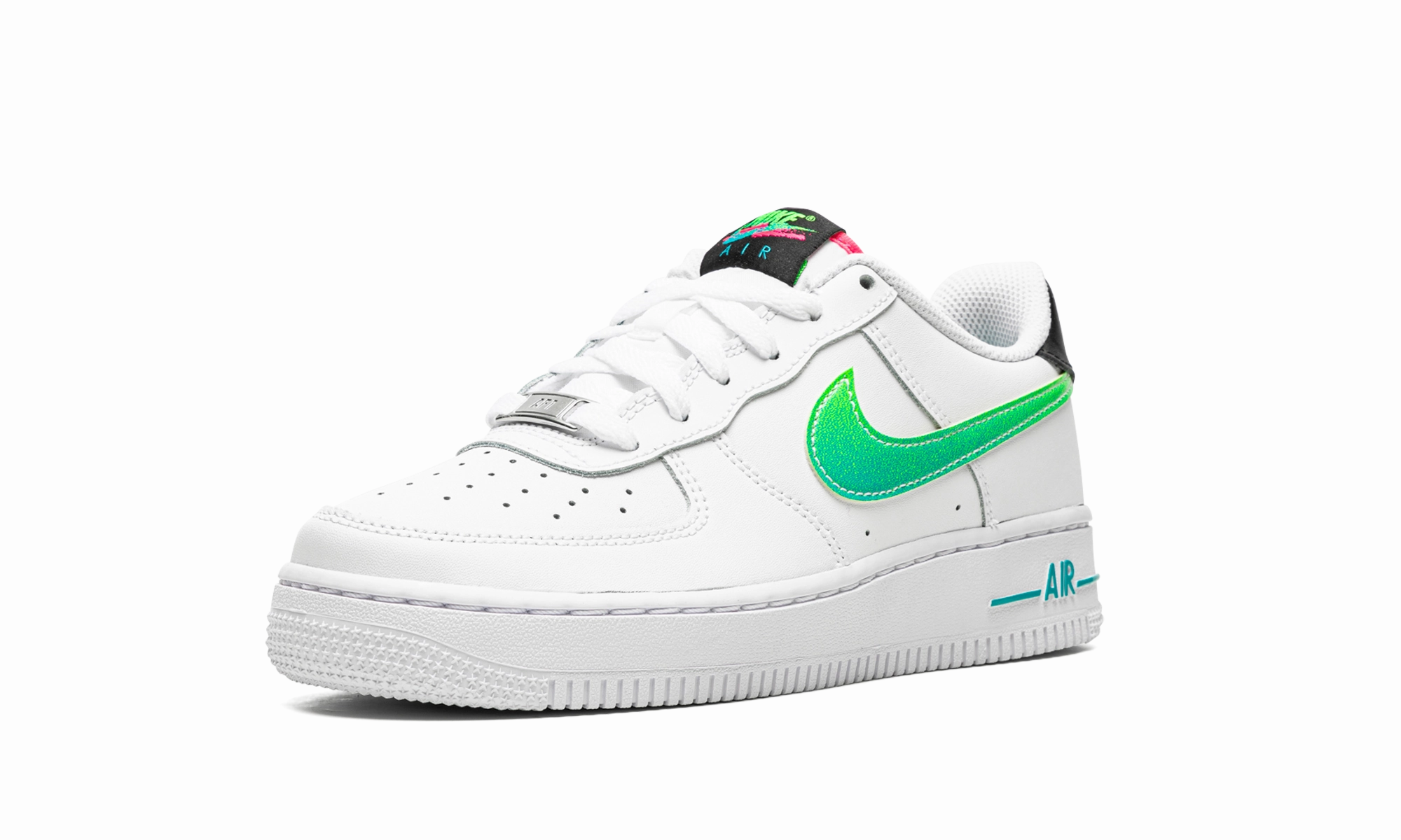 Air Force 1 Low LV8 "White Aquamarine" Trendy Look supportive insole