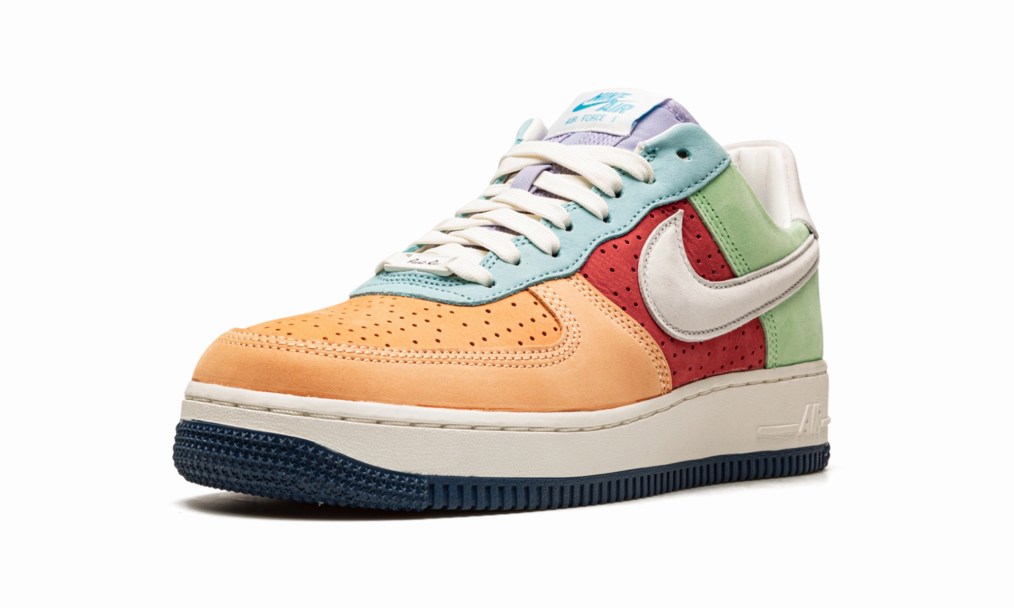 Air Force 1 Low/PR Day "Boricua" Walk Ease Airport Travel