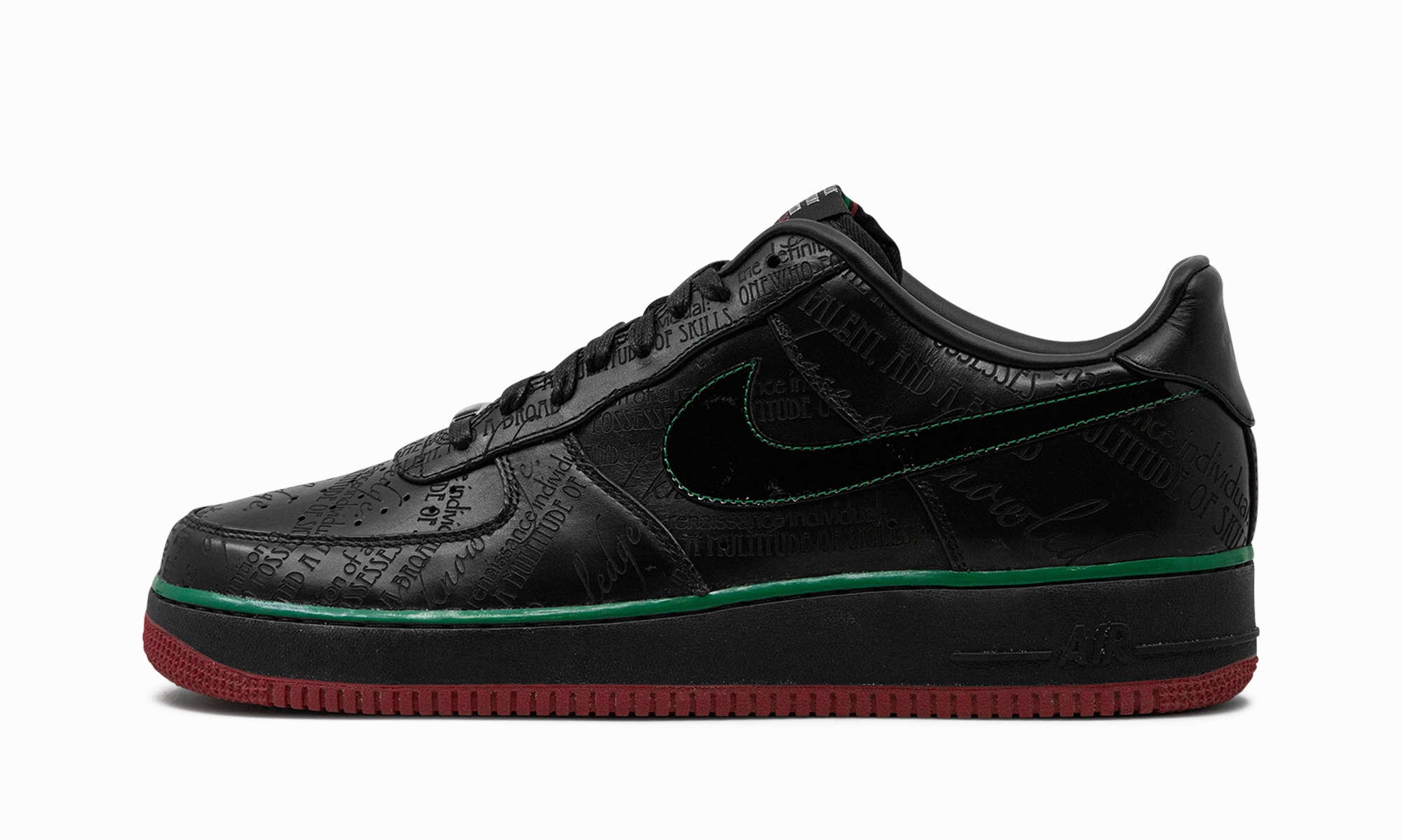 Air Force 1 Low Premium "Black" party look Casual Style Shoes