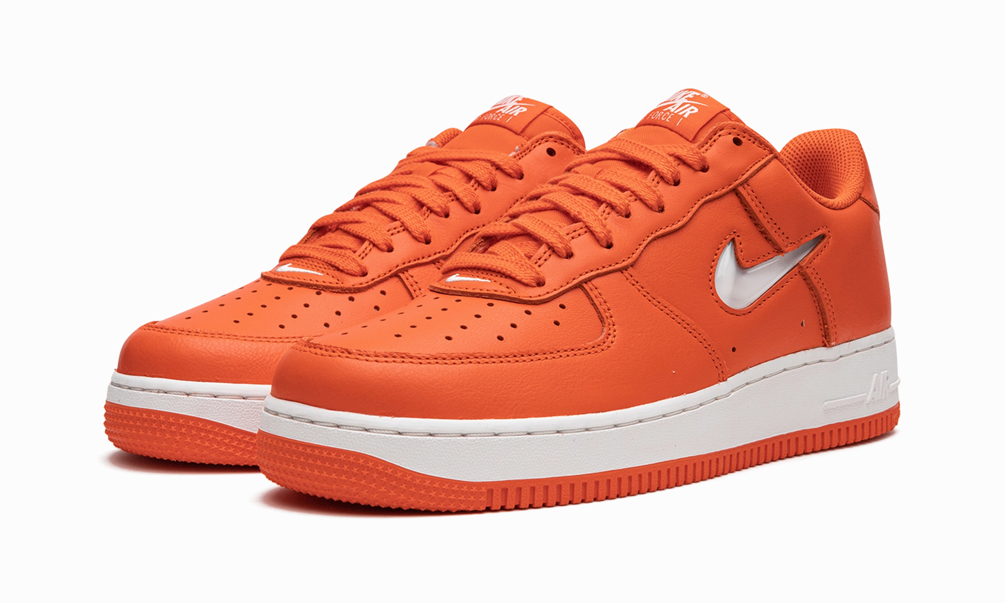 Anti Slip Pattern Simple Flow Air Force 1 Low "40th Anniversary Edition Orange Jewel"