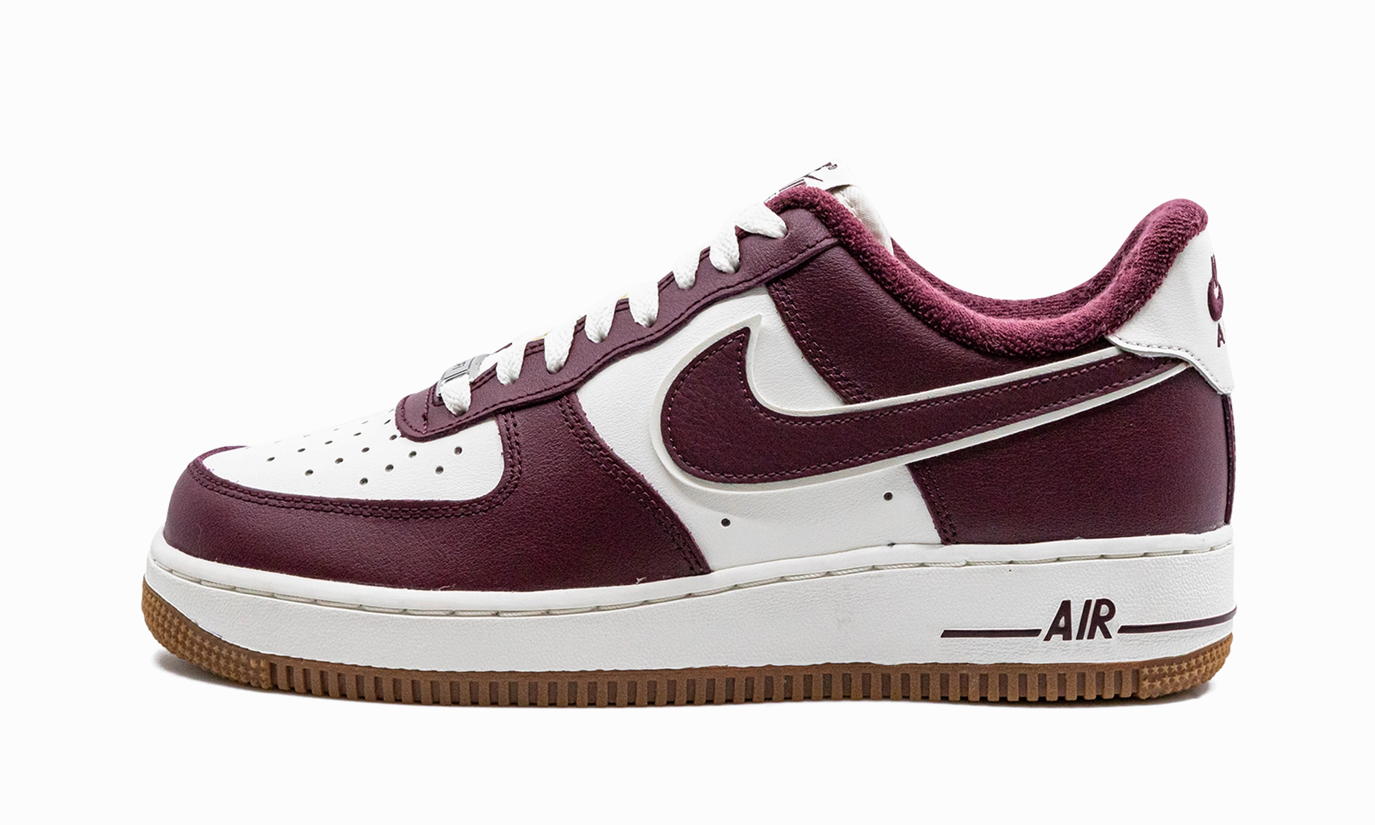 Clean Touch Seasonless Style Air Force 1 Low "College Pack - Night Maroon"