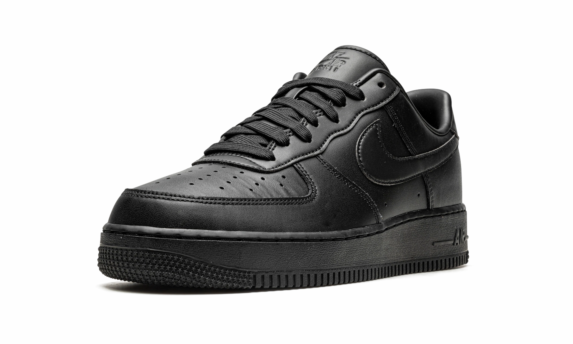 Wood Hike Basic Style Air Force 1 Low "Fresh - Black Anthracite"