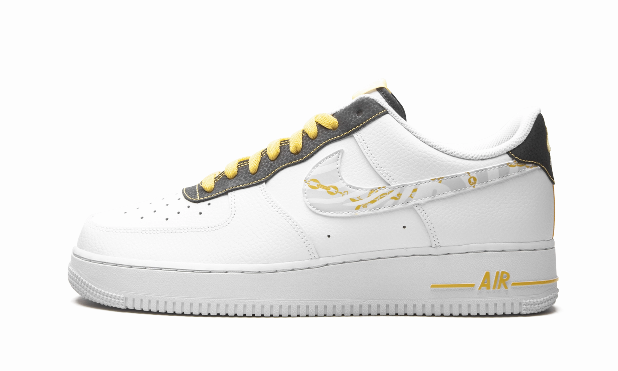 Buckle Detail Lifestyle Design Air Force 1 Low "Gold Link Zebra"