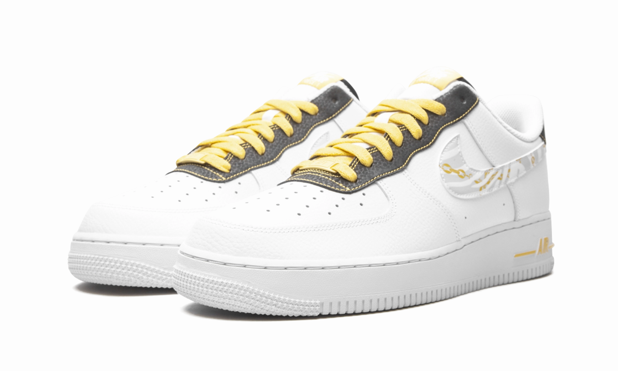 Arch Support Technology Airflow Channeling Air Force 1 Low "Gold Link Zebra"