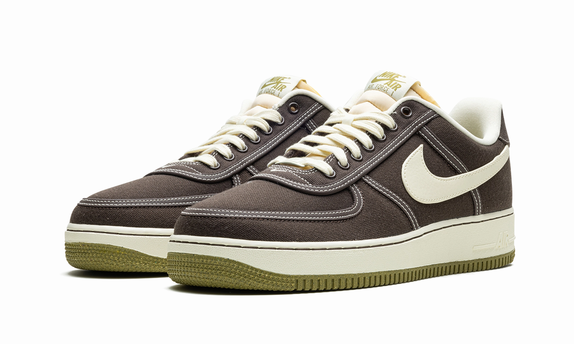 Air Force 1 Low "Inside Out Brown" Sea Aqua Soft foam