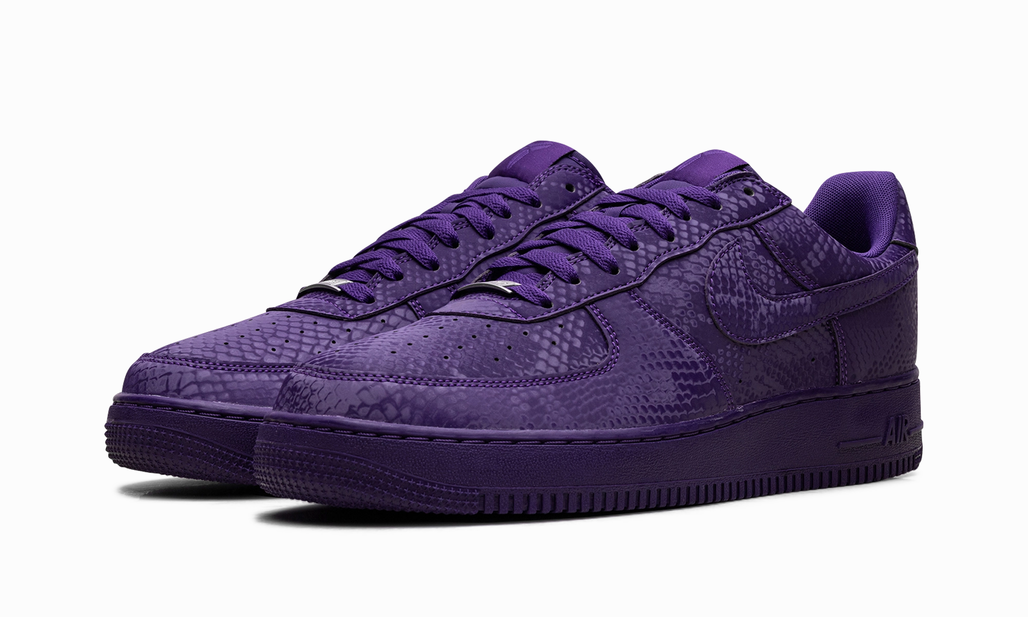 Comfortable Midsole Tread Pattern Air Force 1 Low "Kobe Bryant Court Purple"