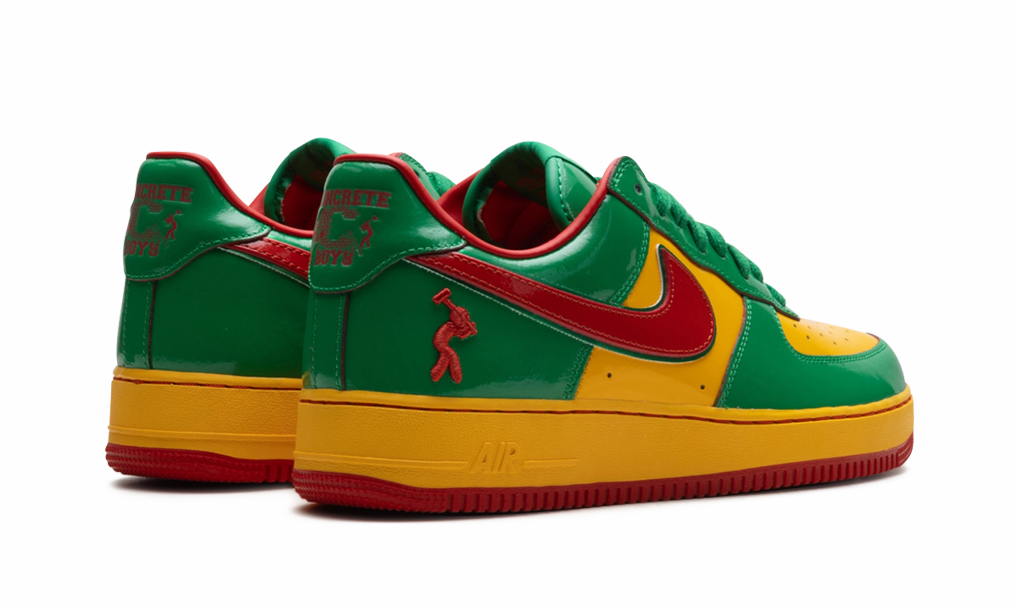 HeelCushion Air Force 1 Low "Lil Yachty Concrete Boys Lucky Green"
