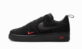 Practical Style Snug Lining Air Force 1 Low "Multi Swoosh Black Crimson"
