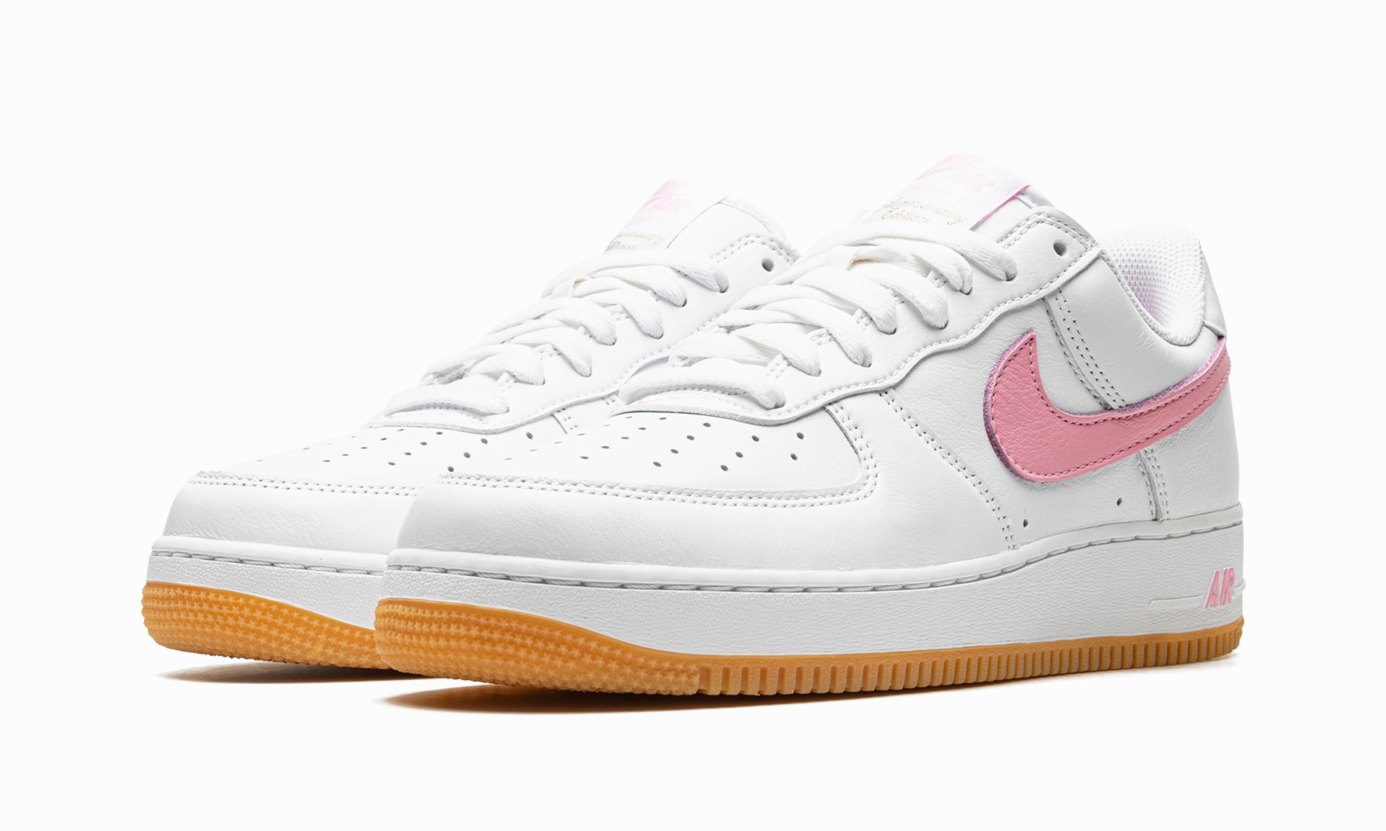 Air Force 1 Low "Pink Gum" Comfortable Straps Orthotic Friendly Design