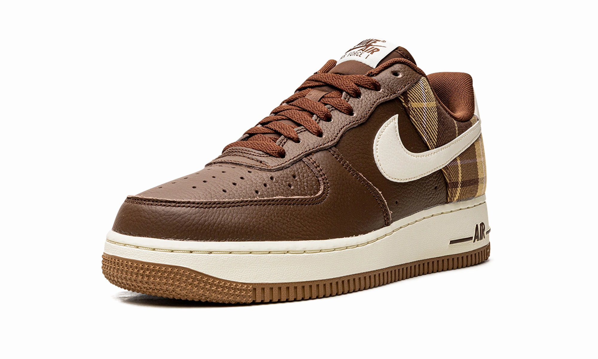 Stylish Motion Outdoor Casual Air Force 1 Low "Plaid"