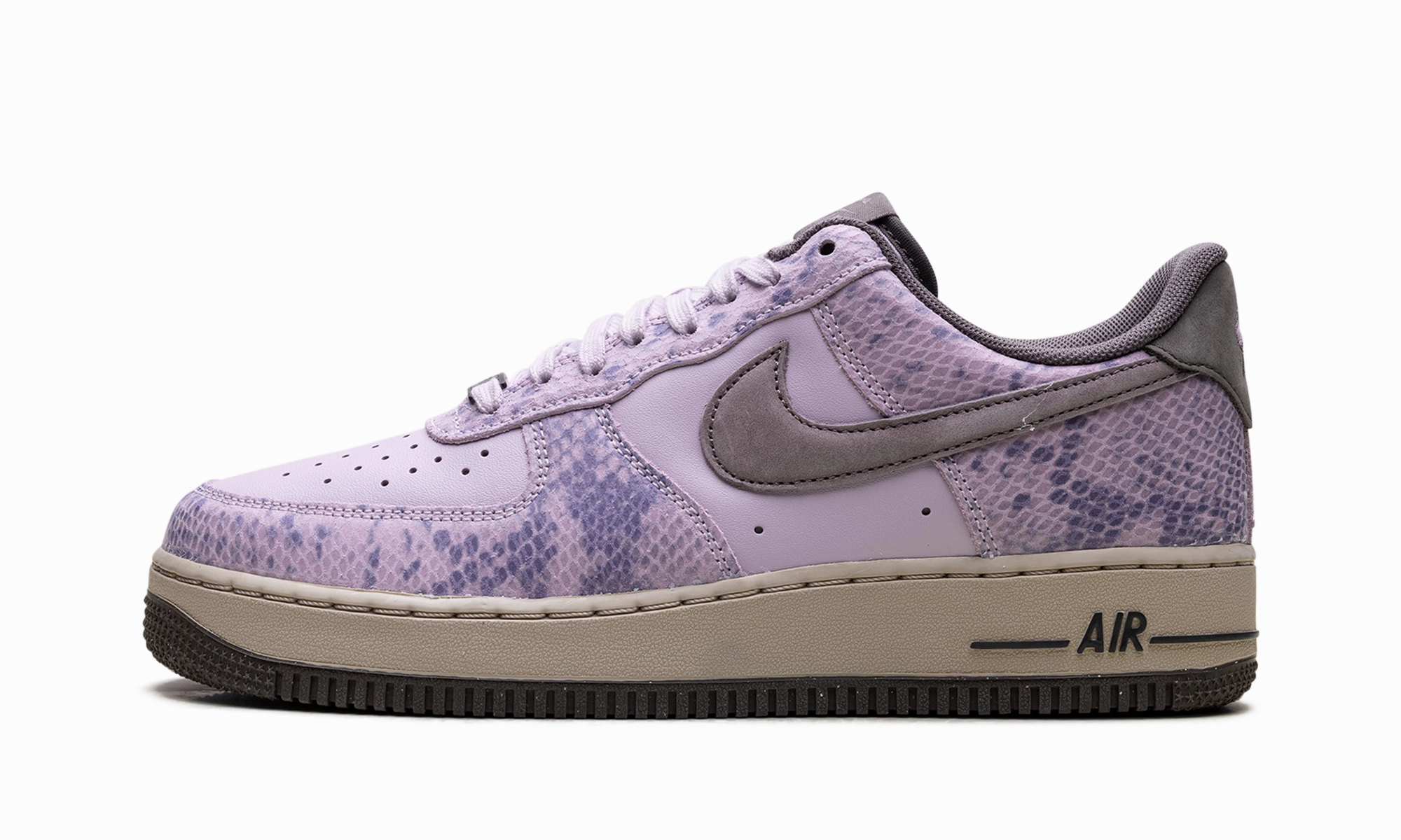 Kick Step Ultra Responsive Foam Air Force 1 Low "Purple Snakeskin"