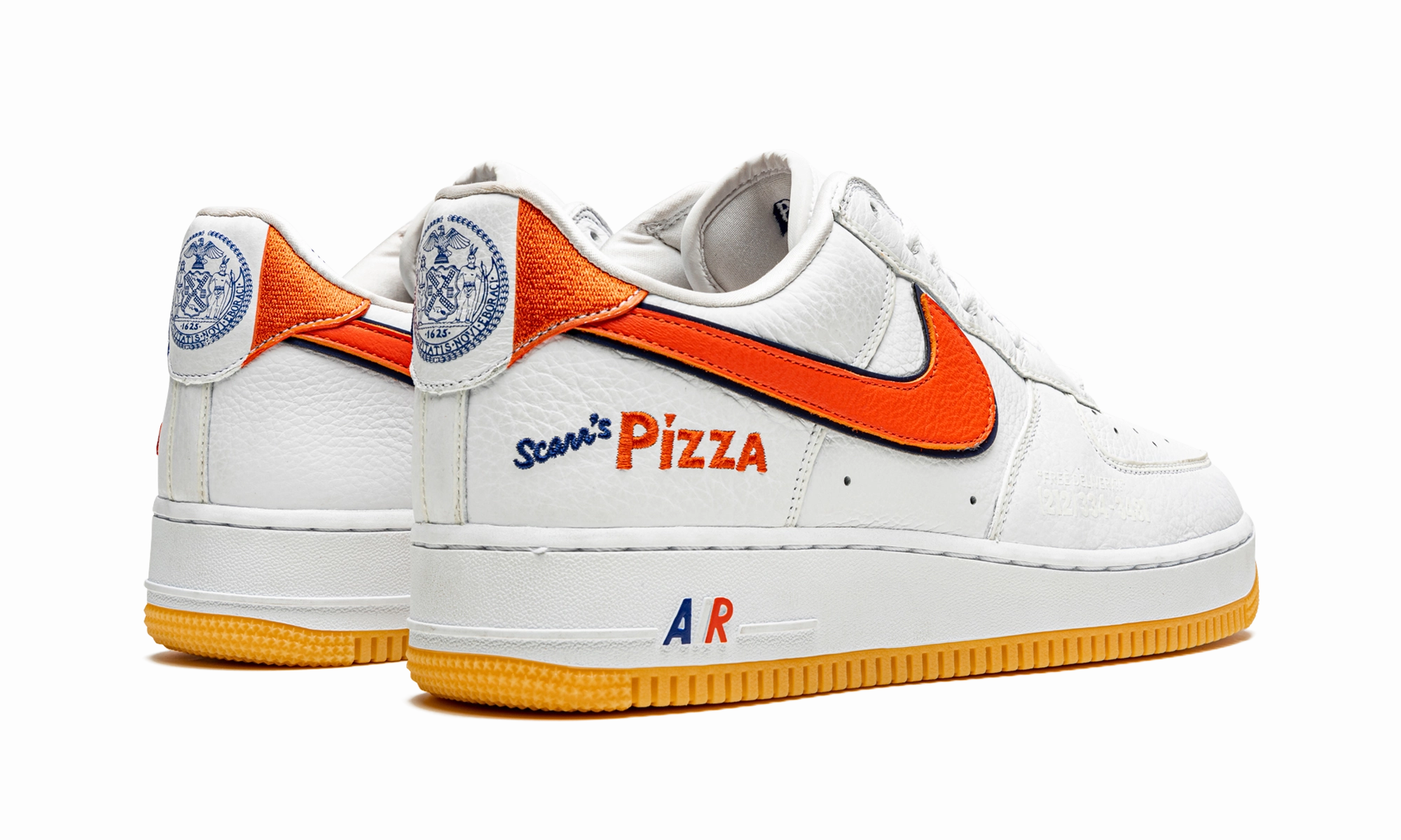 Sock Like Fit Engineering Easy Walk Air Force 1 Low "Scarr's Pizza"