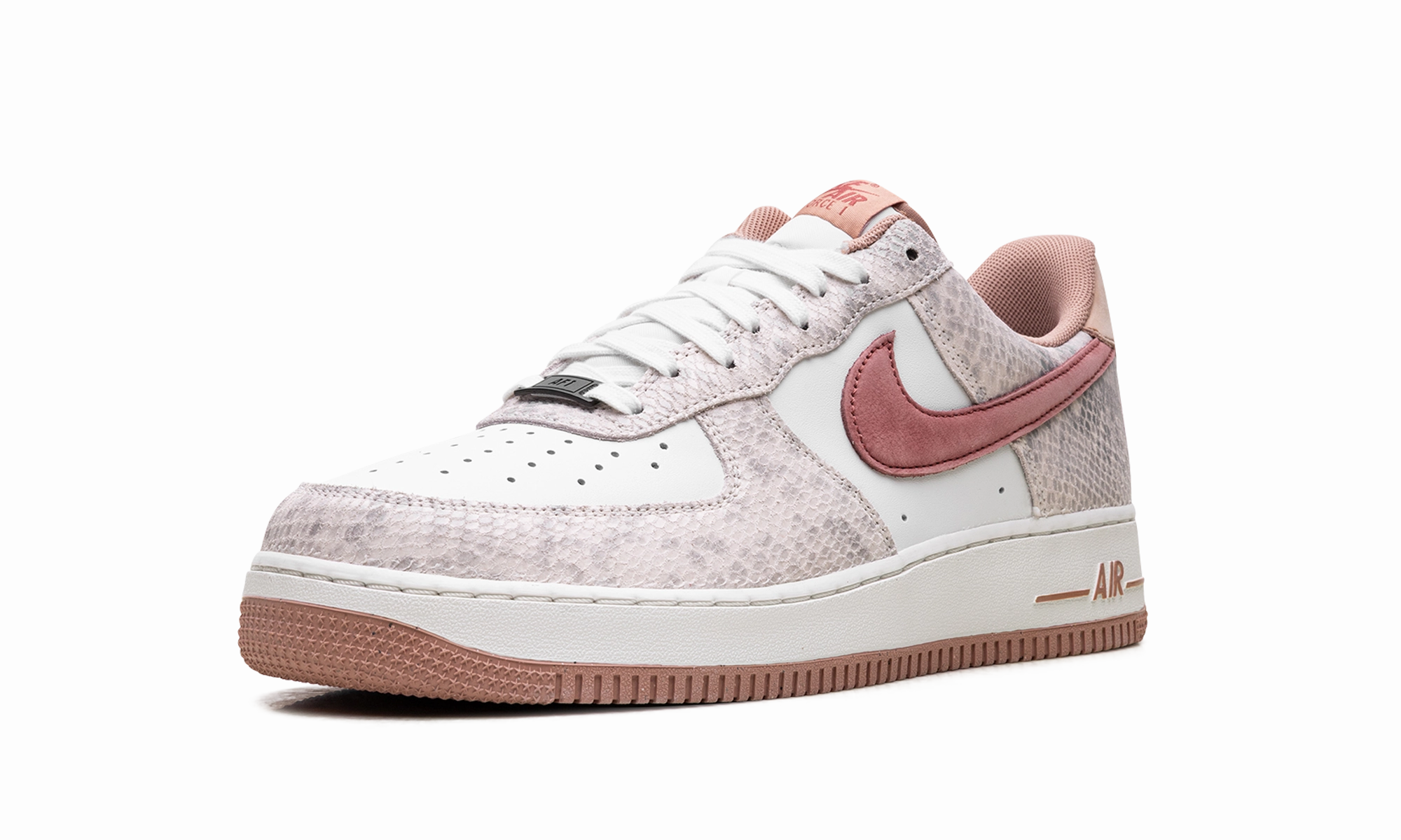 Minimalist Design Simple Touch Air Force 1 Low "Snakeskin Pack - Canyon Rust"
