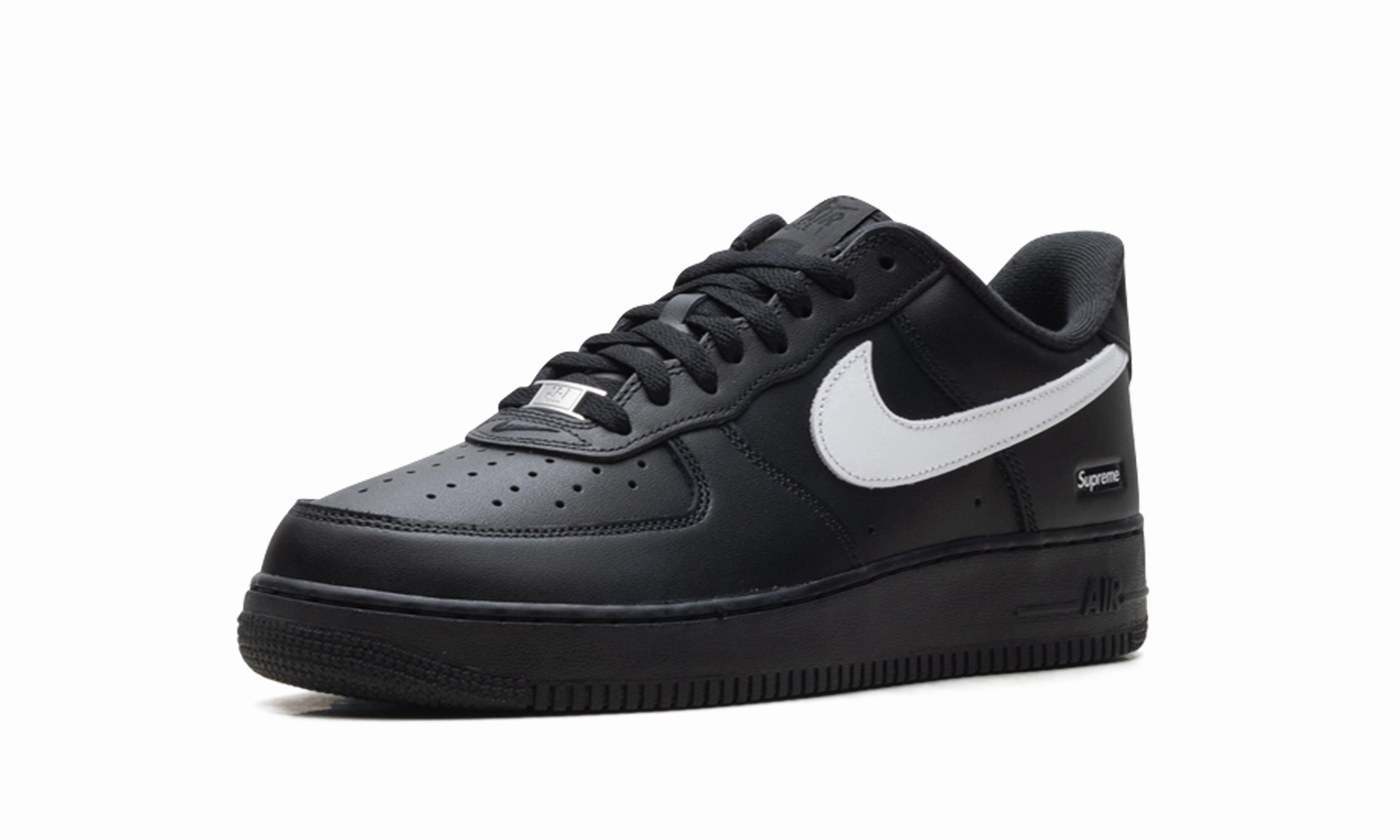 Score Hike Air Force 1 Low "Supreme - Mini Box Logo Black / White"