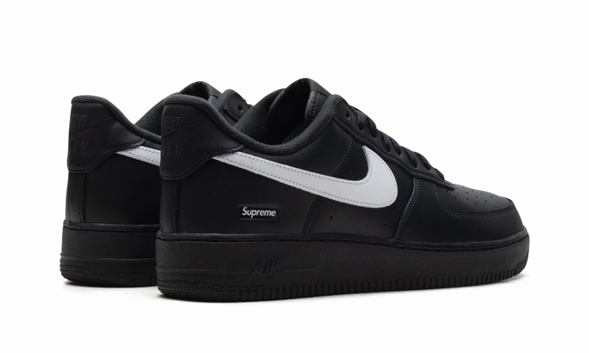 Arch Design Air Force 1 Low "Supreme - Mini Box Logo Black / White"