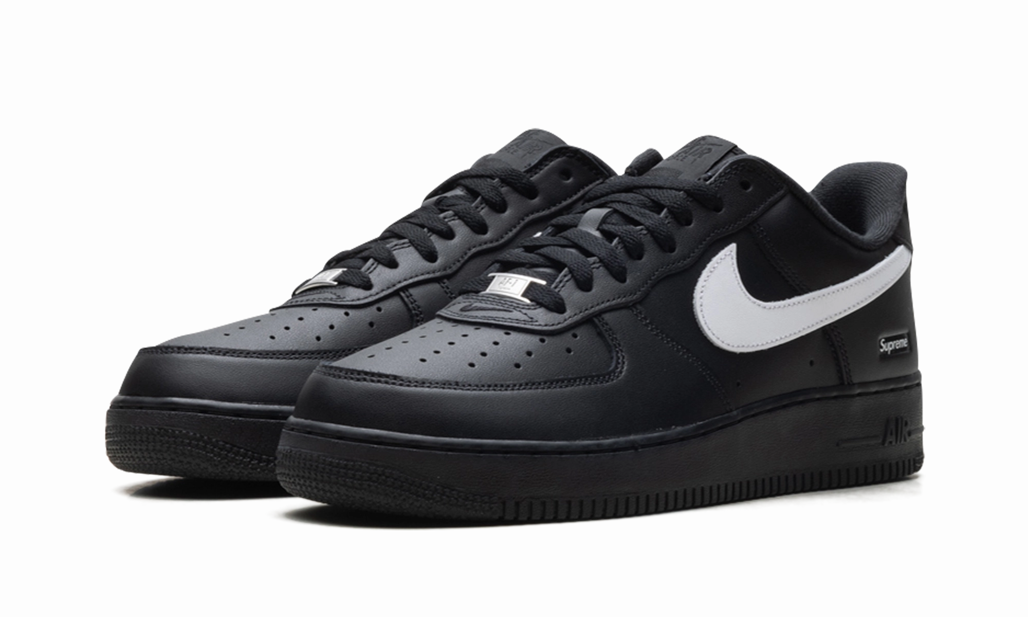 Comfort Blend Minimal Touch Air Force 1 Low "Supreme - Mini Box Logo Black / White"