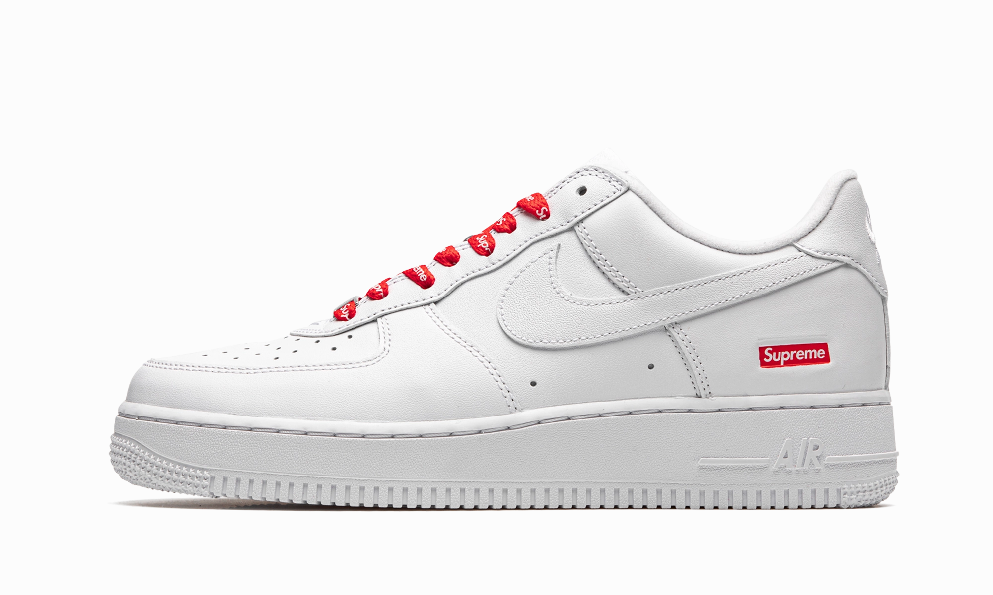 Zero Drop Sole Geometry Air Force 1 Low "Supreme - Mini Box Logo White"