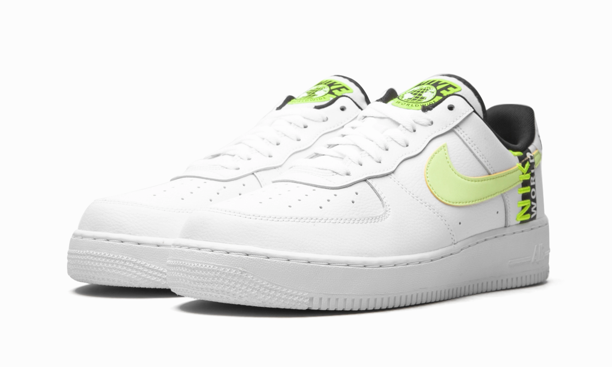 Air Force 1 Low "Worldwide White Volt" Reinforced Heel Counter