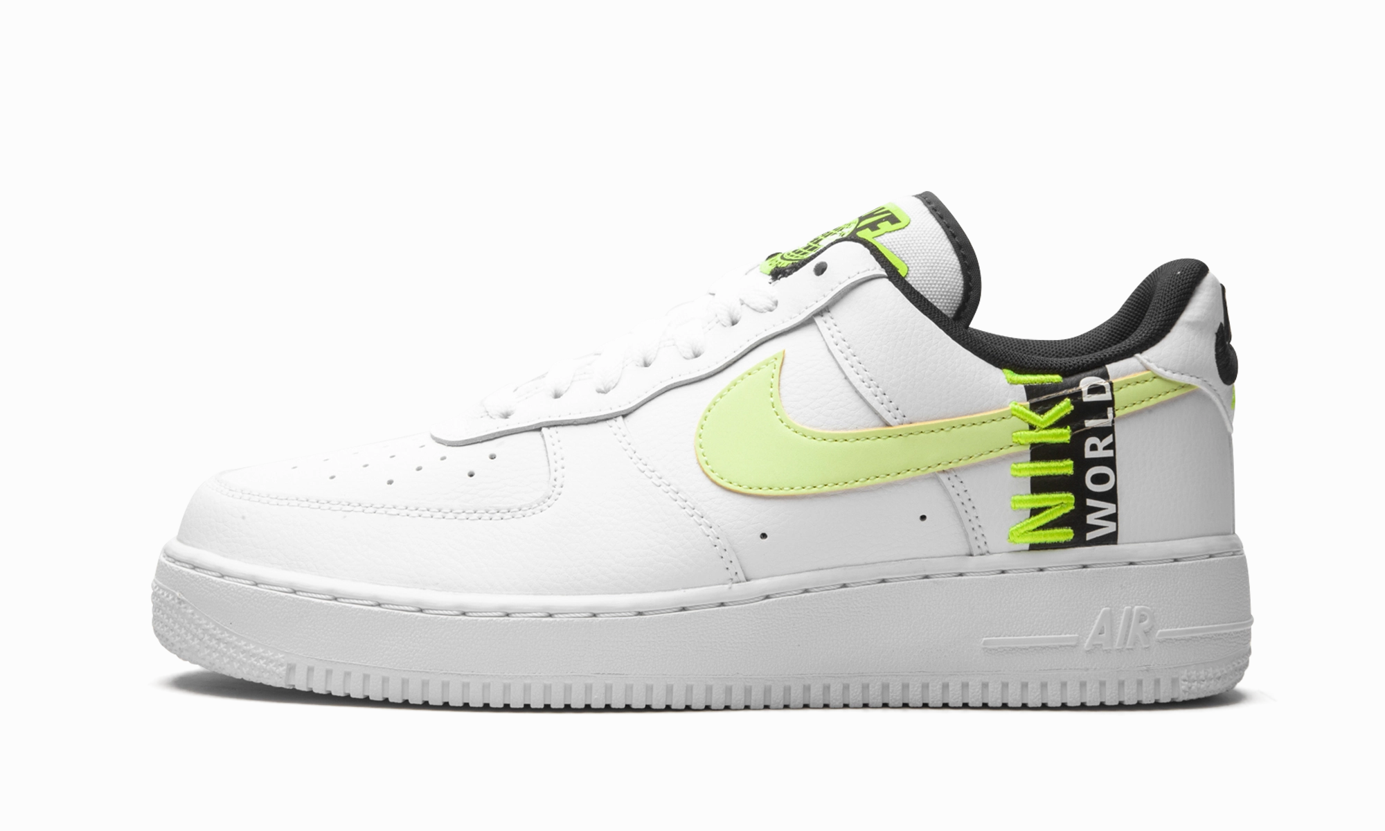 Air Force 1 Low "Worldwide White Volt" Foot Motion