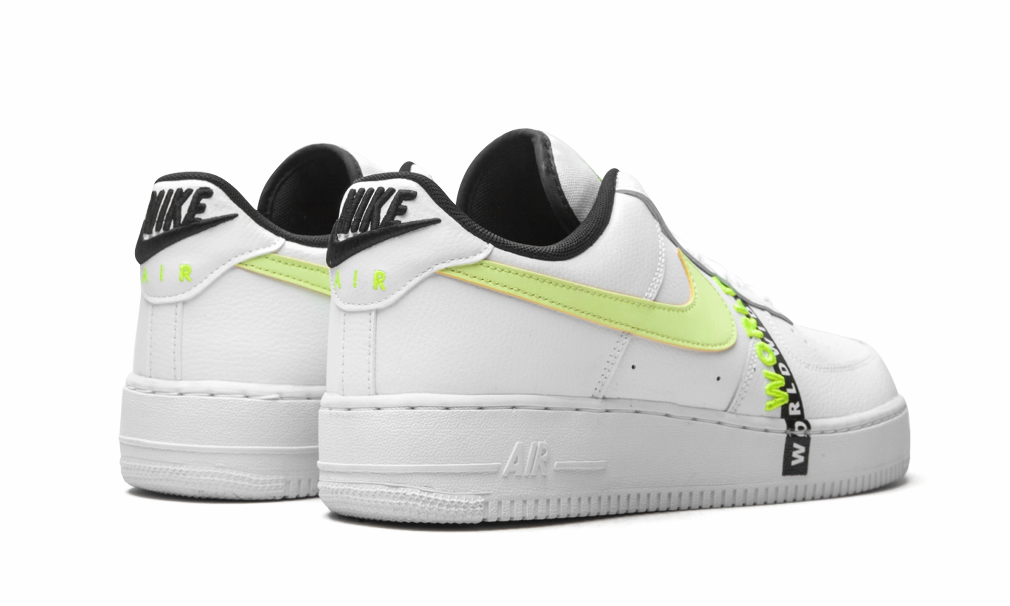 Air Force 1 Low "Worldwide White Volt" Ultra Soft Collar Padding Ankle Support Padding