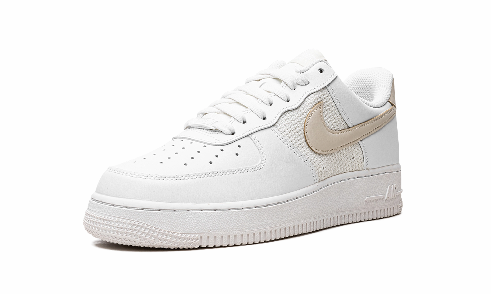 Air Force 1 Low WMNS "Grey Cross-Stitch" City Walking Moon Step
