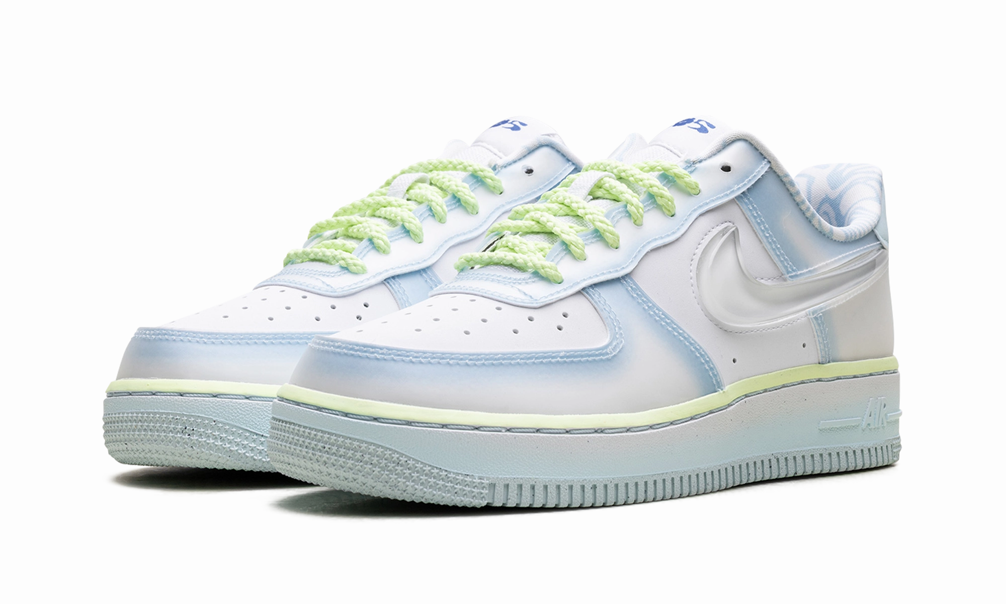 Air Force 1 Low WMNS "Serena Williams Design Crew Psychic Blue" Comfortable Outdoor Ease