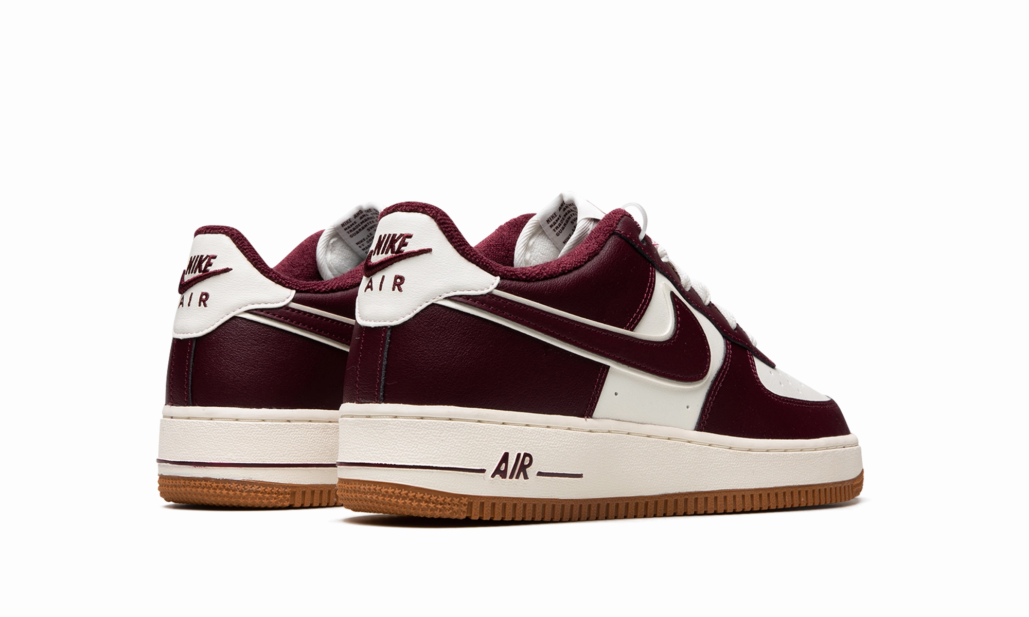 Ventilated Airflow AIR FORCE 1 LV8 (GS) "College Pack - Night Maroon"