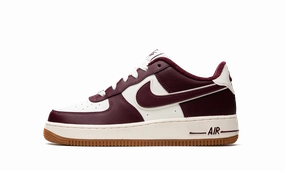 AIR FORCE 1 LV8 (GS) "College Pack - Night Maroon" Grounded Steps