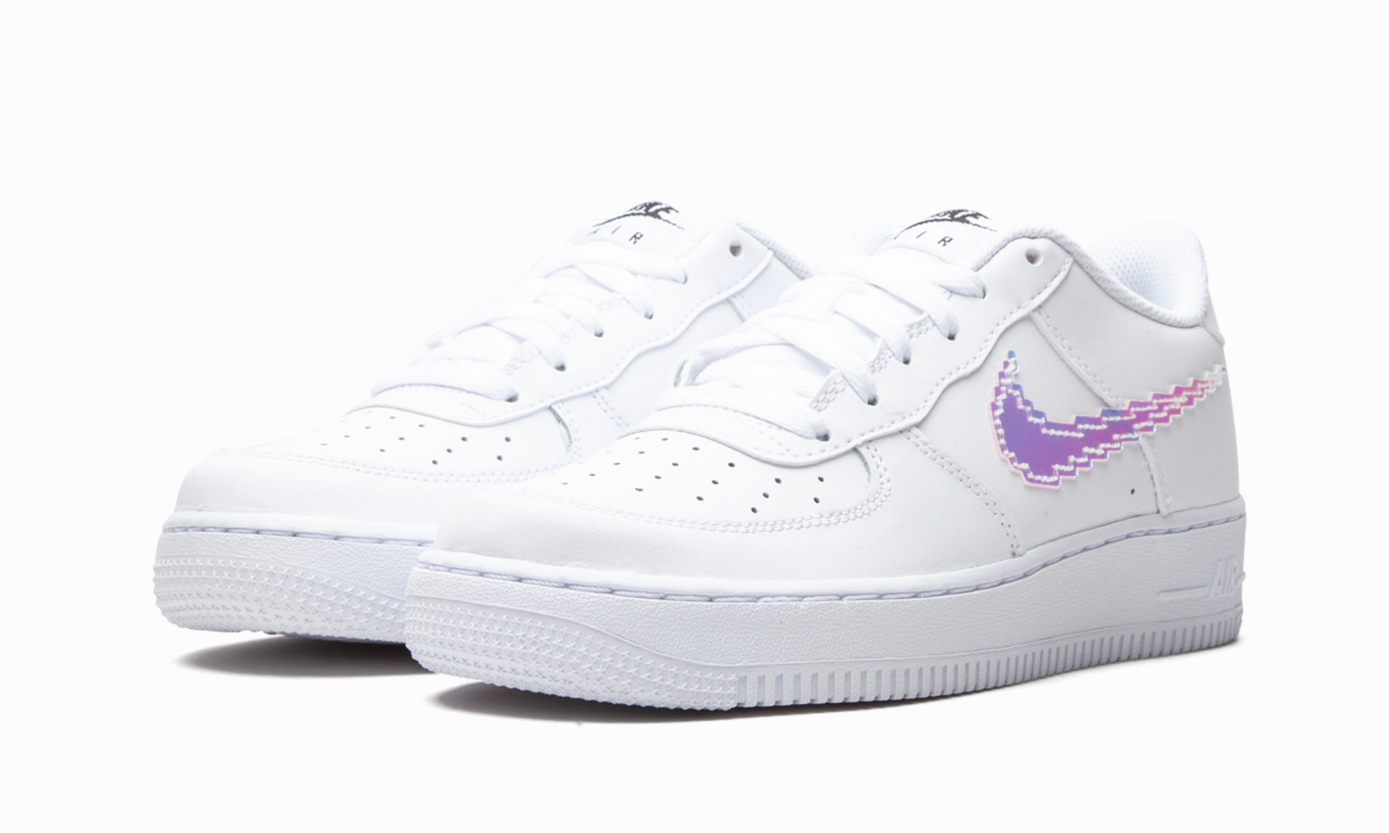 Light Jog Air Force 1 LV8 GS "Digital Swoosh"