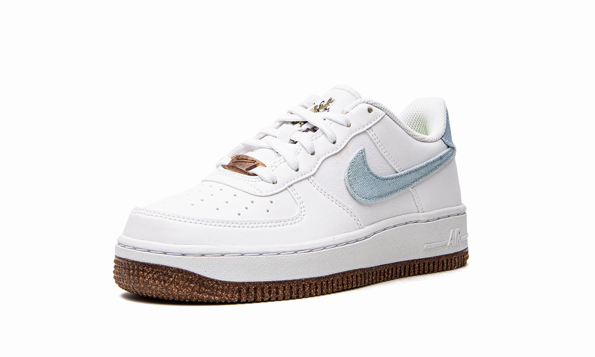 Comfy Outsole Shock Diffusing Midsole Air Force 1 LV8 GS "Indigo"