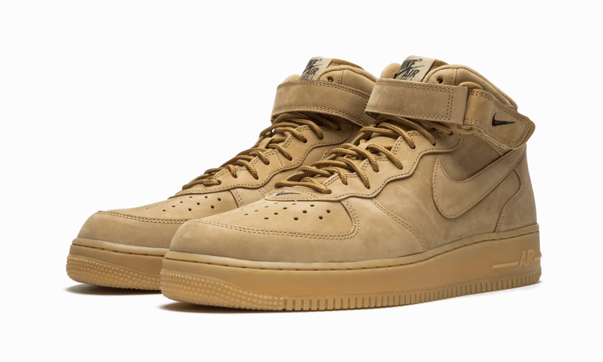 Fast Life Step Trend Air Force 1 Mid 07 PRM QS "Flax"