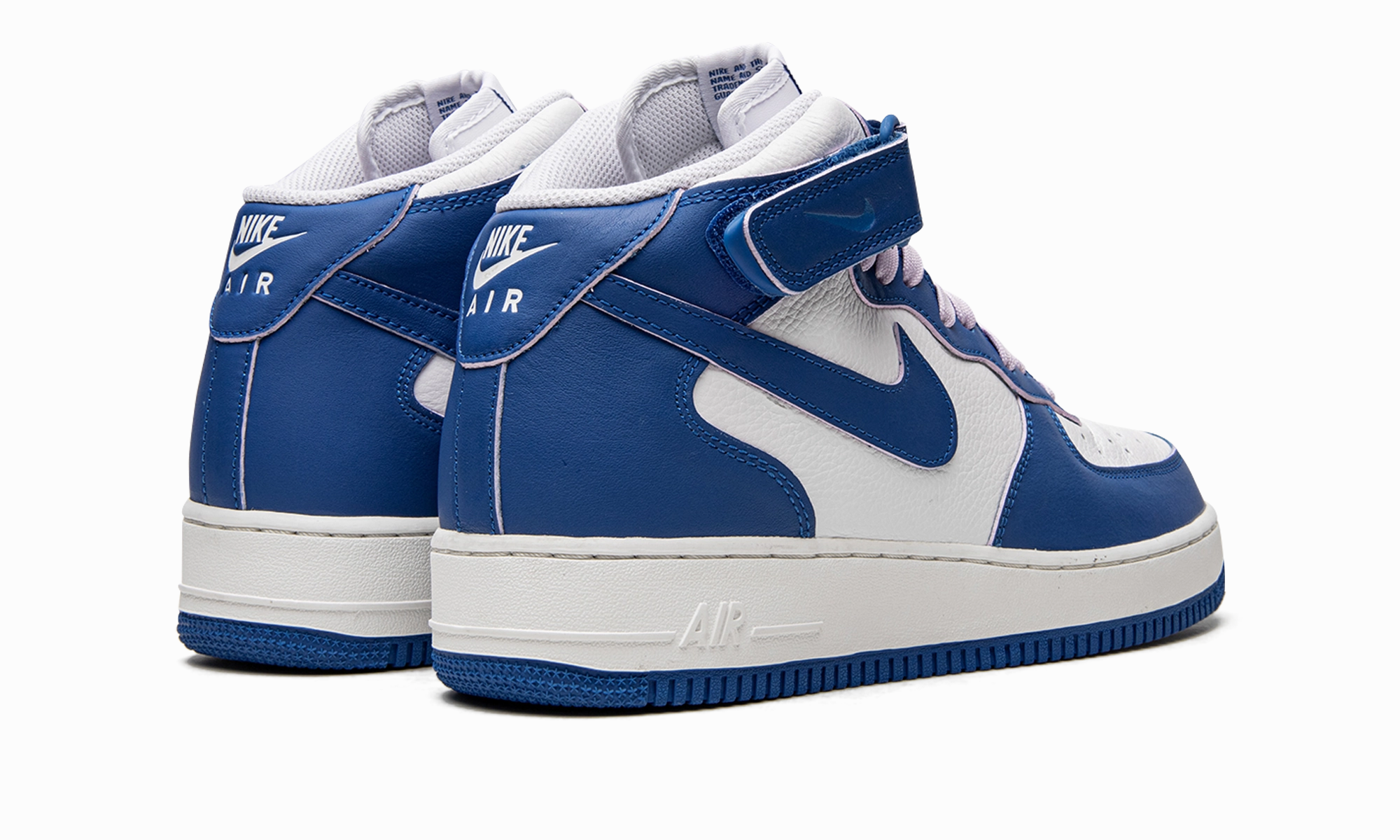 AIR FORCE 1 MID MNS WMNS "Military Blue" Seamless construction Fit Daily